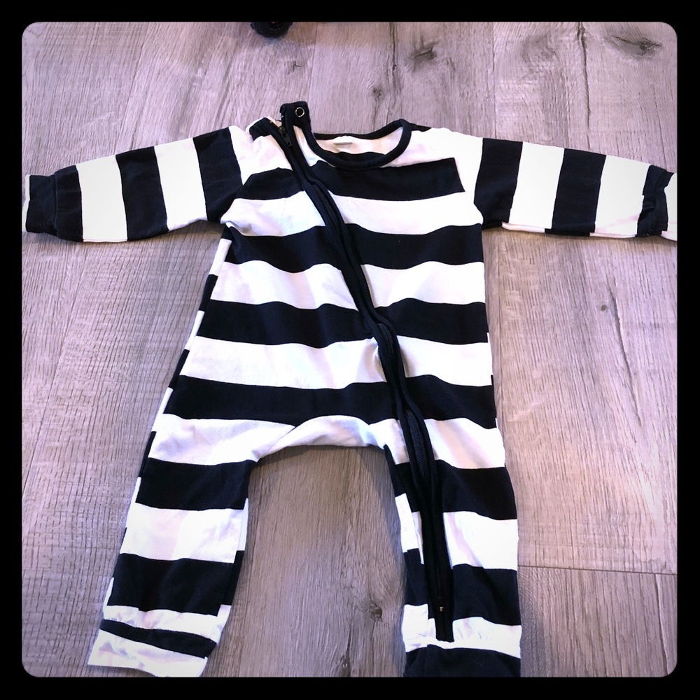 Baby boy striped outfit